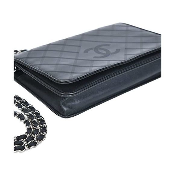 Chanel Wallet on Chain Shoulder Bag Black - Picture 4 of 6